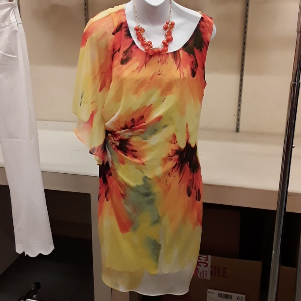 Beautiful Bisou Bisou One Shoulder Dress